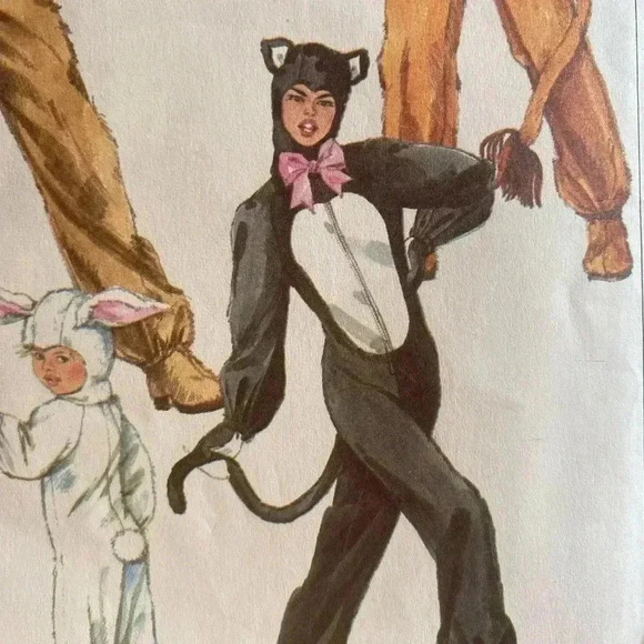 5/$25 MEN HALLOWEEN costume lion, bear size mediumDIY sewing kit simplicity 7648 - Picture 4 of 8